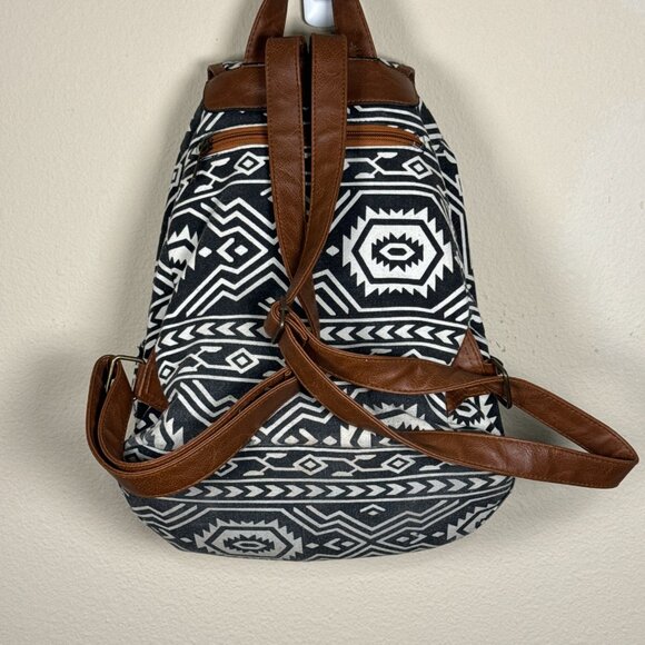 Tribal Print Ortega Backpack Outdoor Natural Southwest Aztec Style Adult Bag - Picture 4 of 7